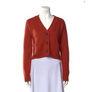 RE/DONE burnt orange cardigan size xs